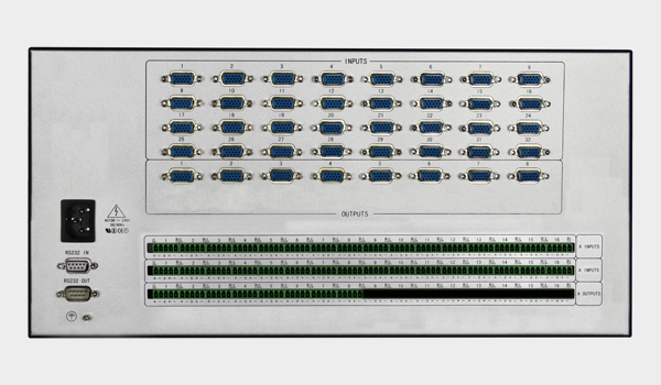 VGA矩阵加音频32进8出大图