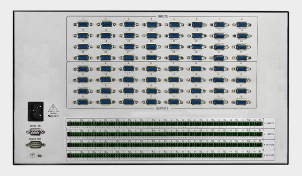 VGA矩阵加音频32进32出大图